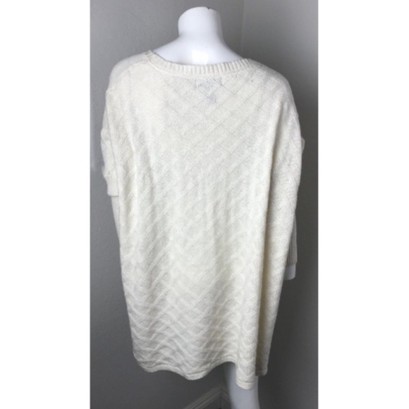 Style Co. Womens Quilted Ribbed Knit Trim Sweater - Picture 3 of 7